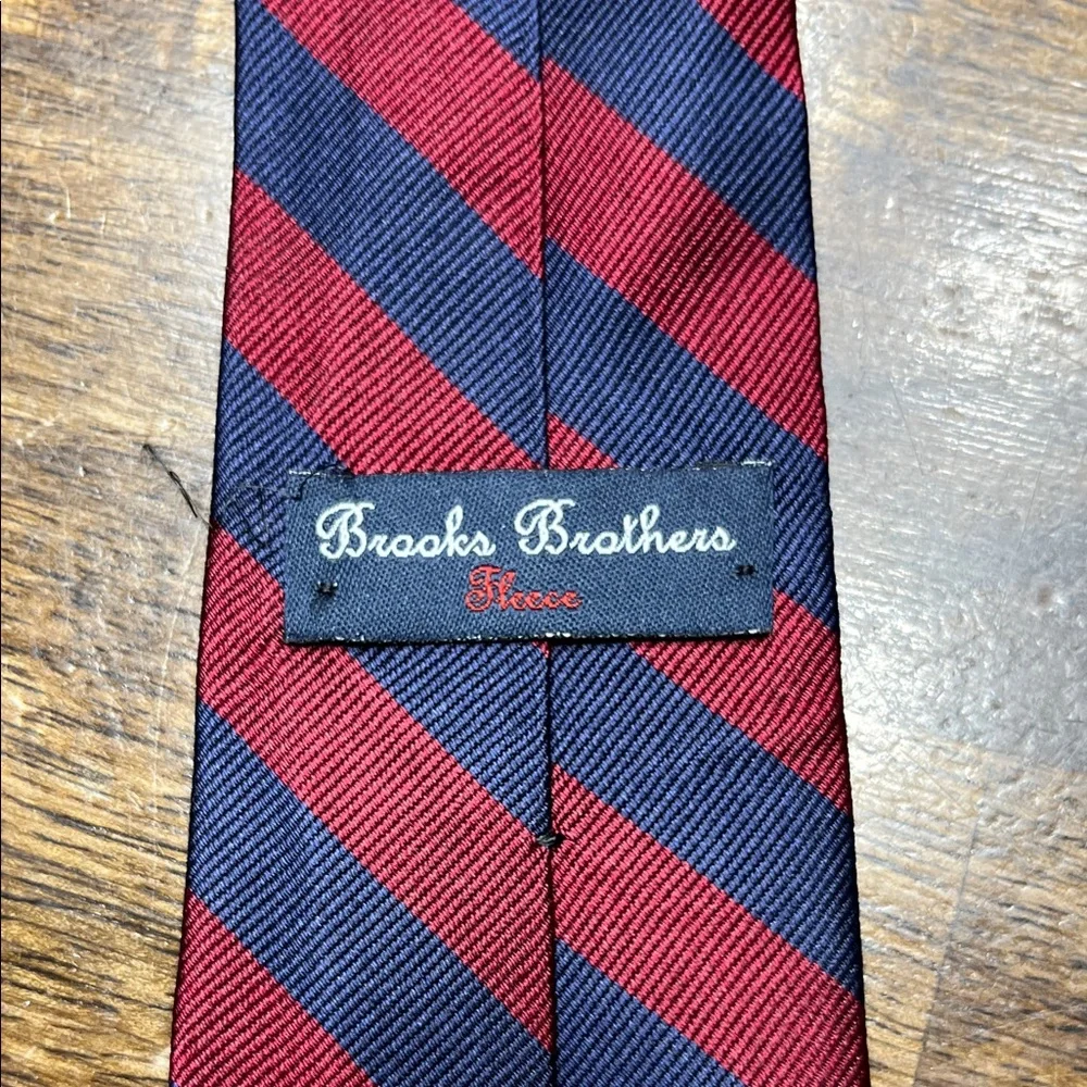 Brooks Brothers boys Burgundy and Navy Diagonal Tie